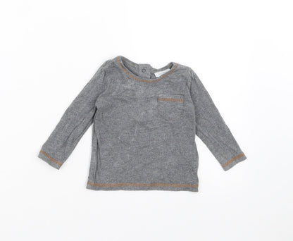 NEXT Baby Grey   Basic T-Shirt Size 3-6 Months