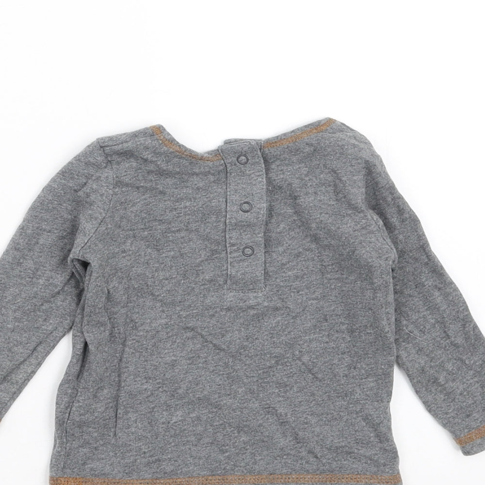 NEXT Baby Grey   Basic T-Shirt Size 3-6 Months