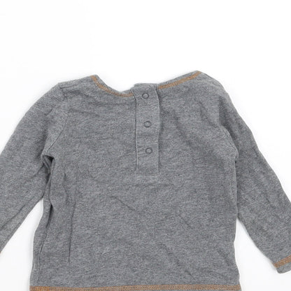 NEXT Baby Grey   Basic T-Shirt Size 3-6 Months