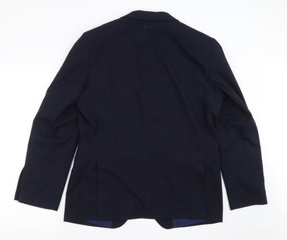 Mens UK Size 42 Marks and Spencer Regular Blue Suit Jacket