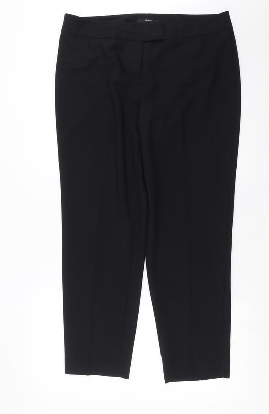 George Womens Black   Trousers  Size 16 L28 in