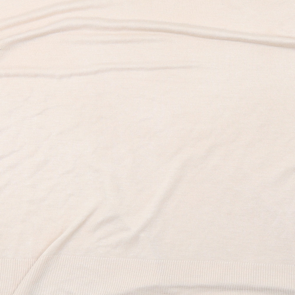 H&M Womens Pink  Knit Pullover Sweatshirt Size L