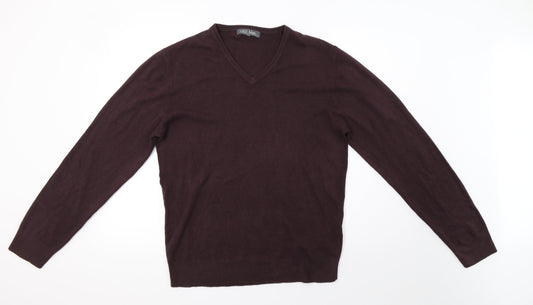 Mens UK Size S Marks and Spencer Brown Pullover Sweatshirt