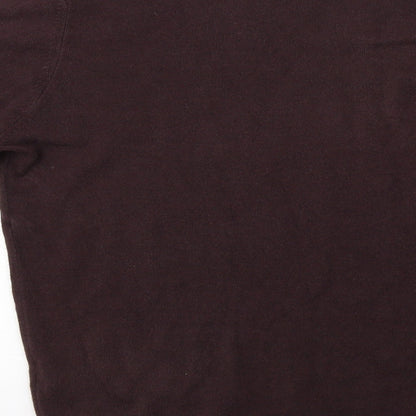 Mens UK Size S Marks and Spencer Brown Pullover Sweatshirt