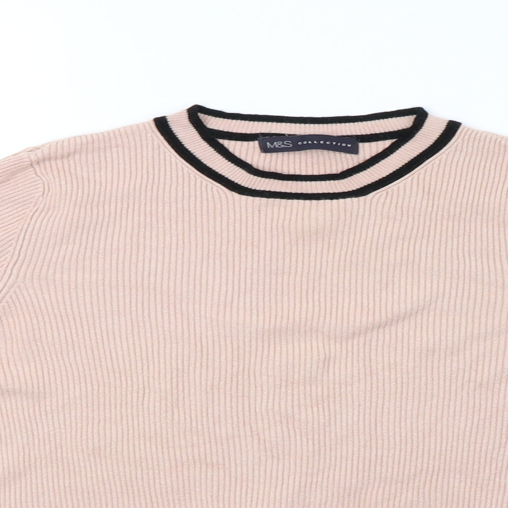 Womens UK Size 12 Marks and Spencer Pink Pullover Sweatshirt
