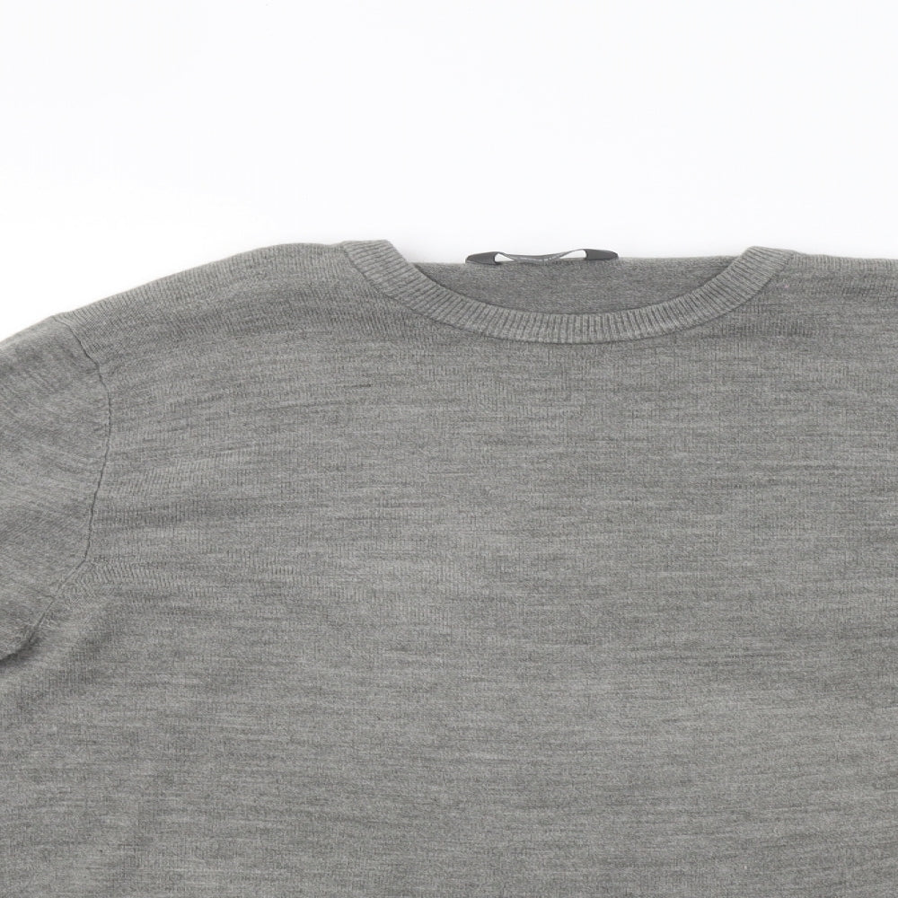 Mens UK Size L Cedar Wood State Grey Pullover Sweatshirt