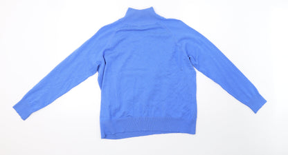 Dorothy Perkins Womens Blue  Knit Pullover Sweatshirt Size 20