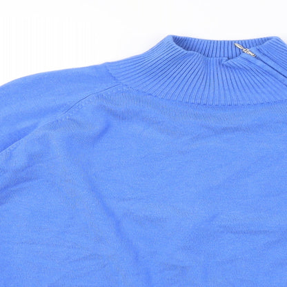 Dorothy Perkins Womens Blue  Knit Pullover Sweatshirt Size 20