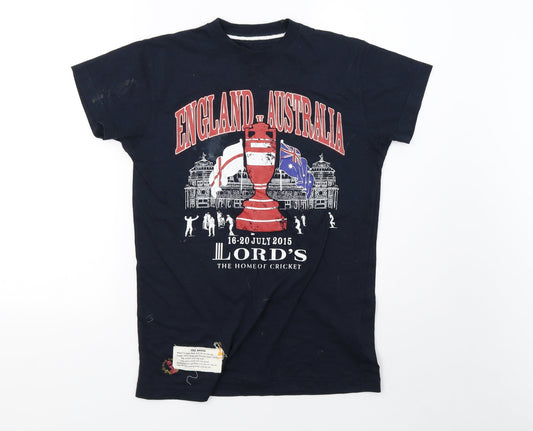 Preworn Mens Blue    T-Shirt Size XS