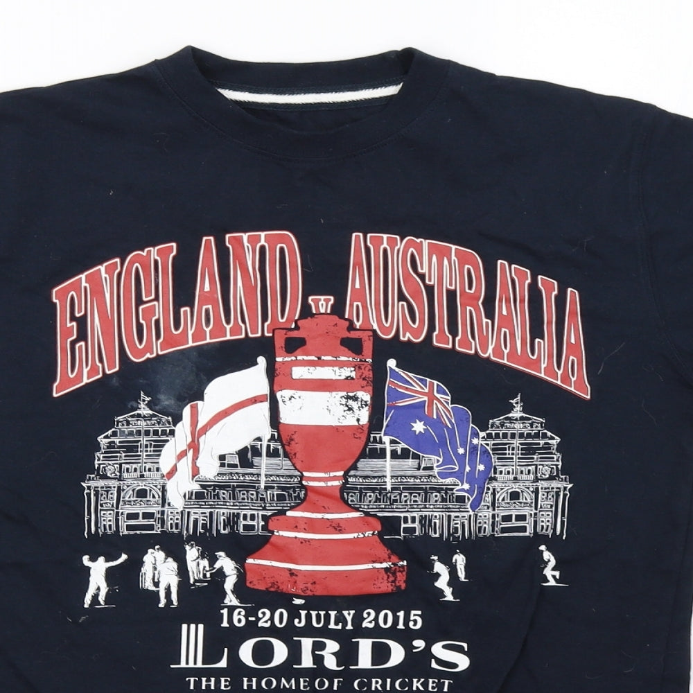 Preworn Mens Blue    T-Shirt Size XS