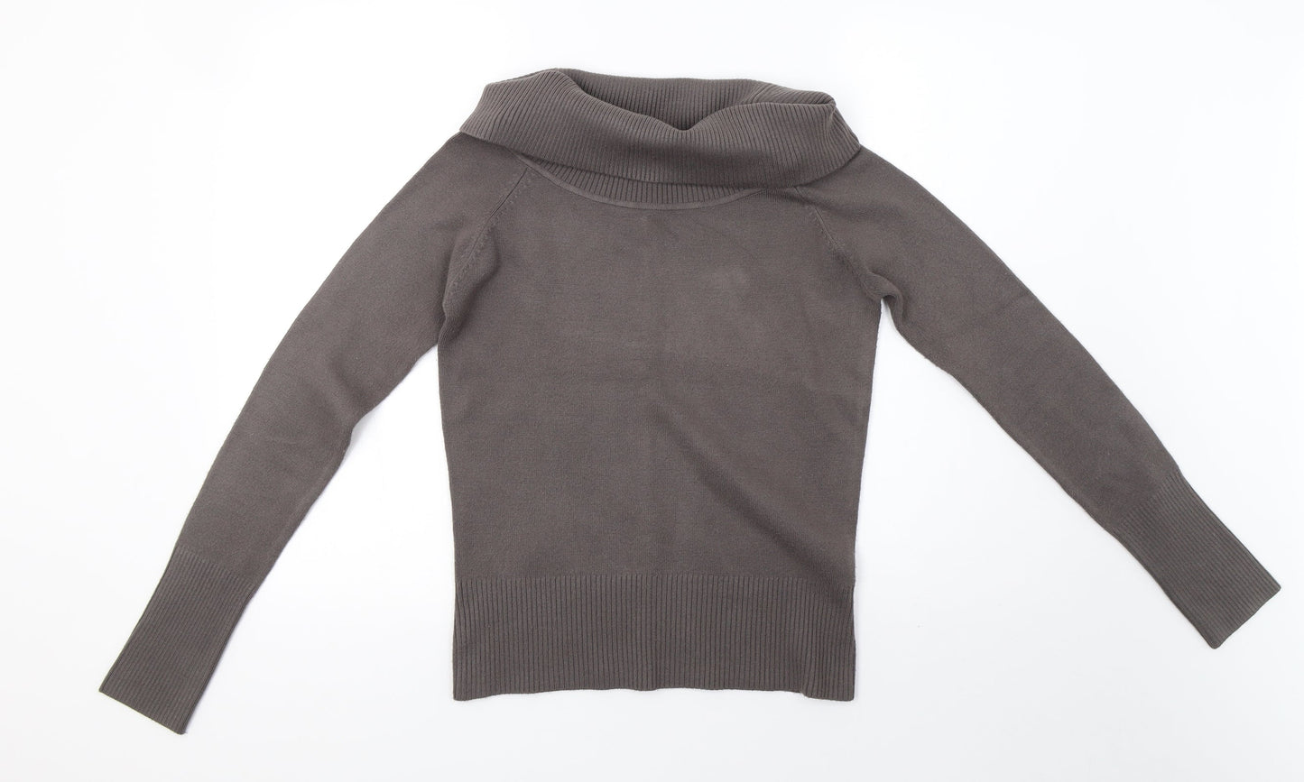 Womens UK Size M French Connection Grey Pullover Sweatshirt