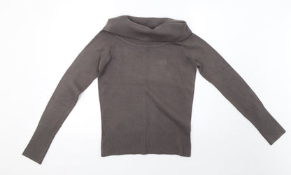 Womens UK Size M French Connection Grey Pullover Sweatshirt