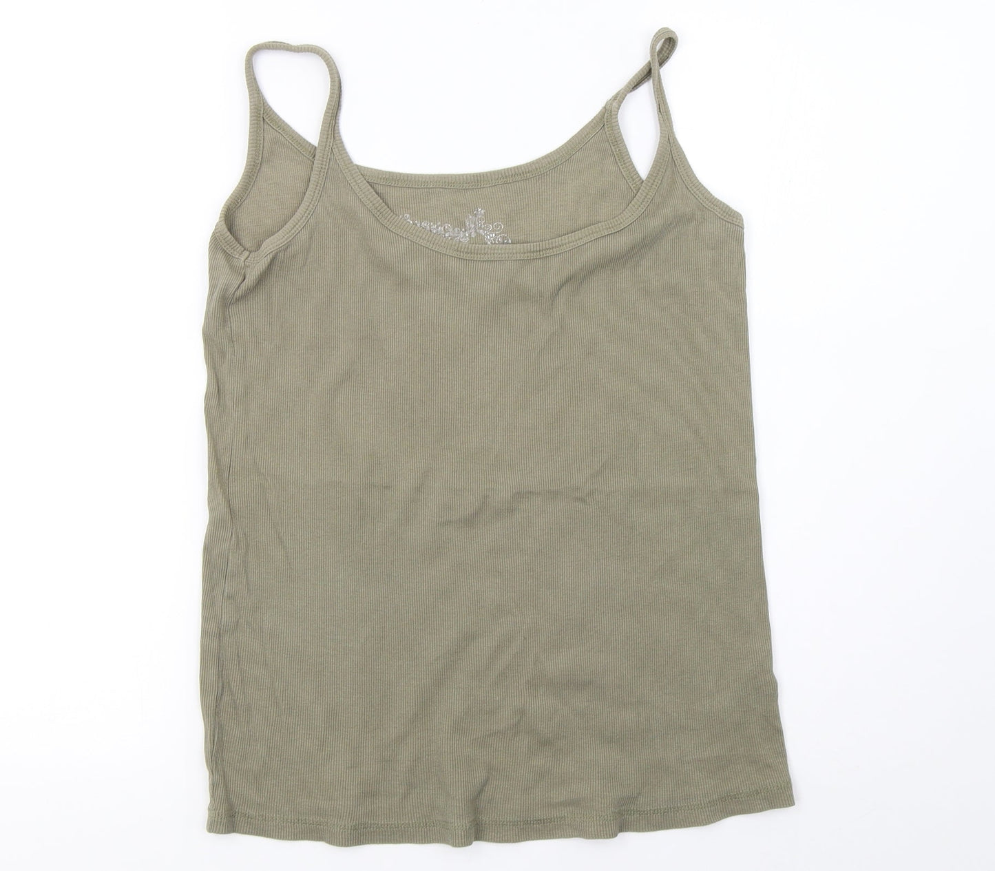 Womens UK Size 14 Simply Be Green Basic Tank