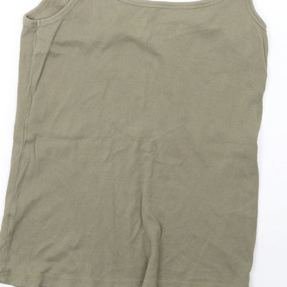 Womens UK Size 14 Simply Be Green Basic Tank