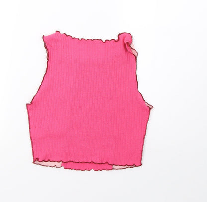 SheIn Womens Pink   Cropped Tank Size S