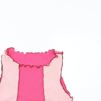 SheIn Womens Pink   Cropped Tank Size S