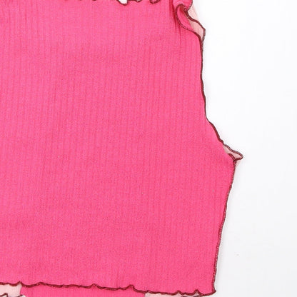 SheIn Womens Pink   Cropped Tank Size S