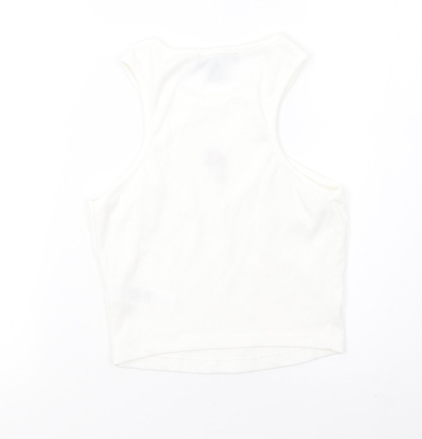 Primark Womens White   Basic Tank Size S
