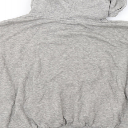 H&M Womens Grey   Pullover Hoodie Size S