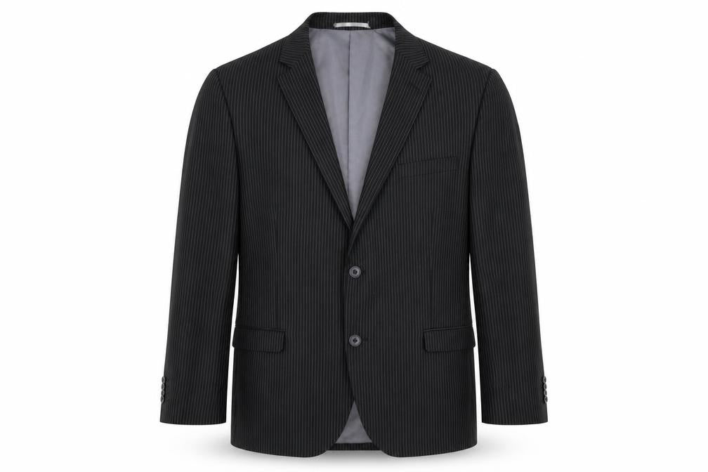 Mens UK Size 42 George Regular Black Suit Jacket