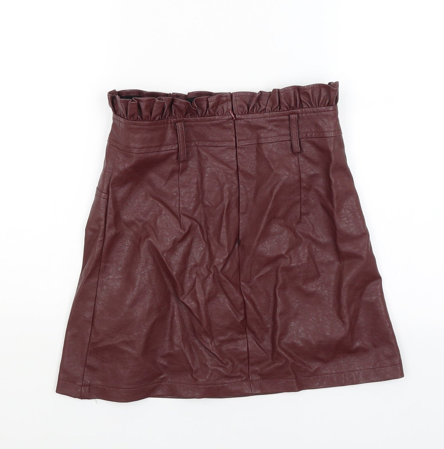 Boohoo Womens Purple   A-Line Skirt Size 8