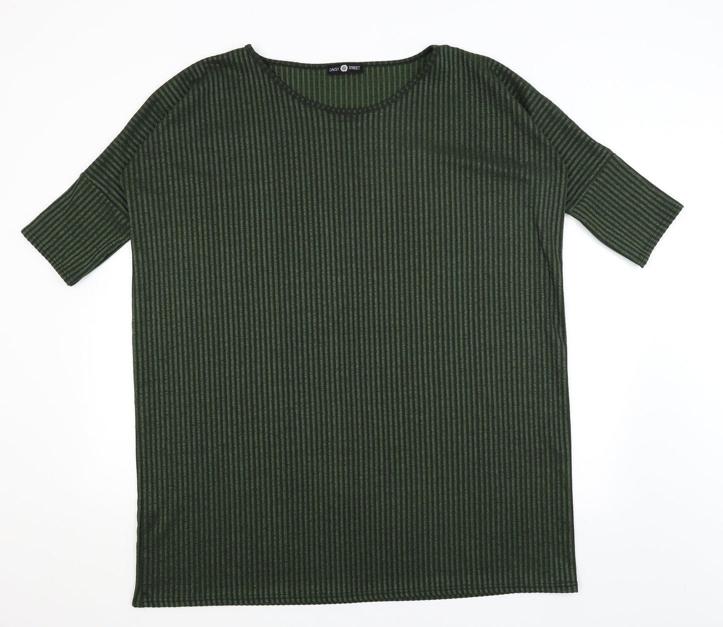 Daisy Street Womens Green   Basic T-Shirt Size M