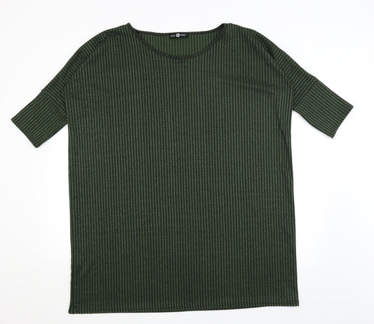 Daisy Street Womens Green   Basic T-Shirt Size M