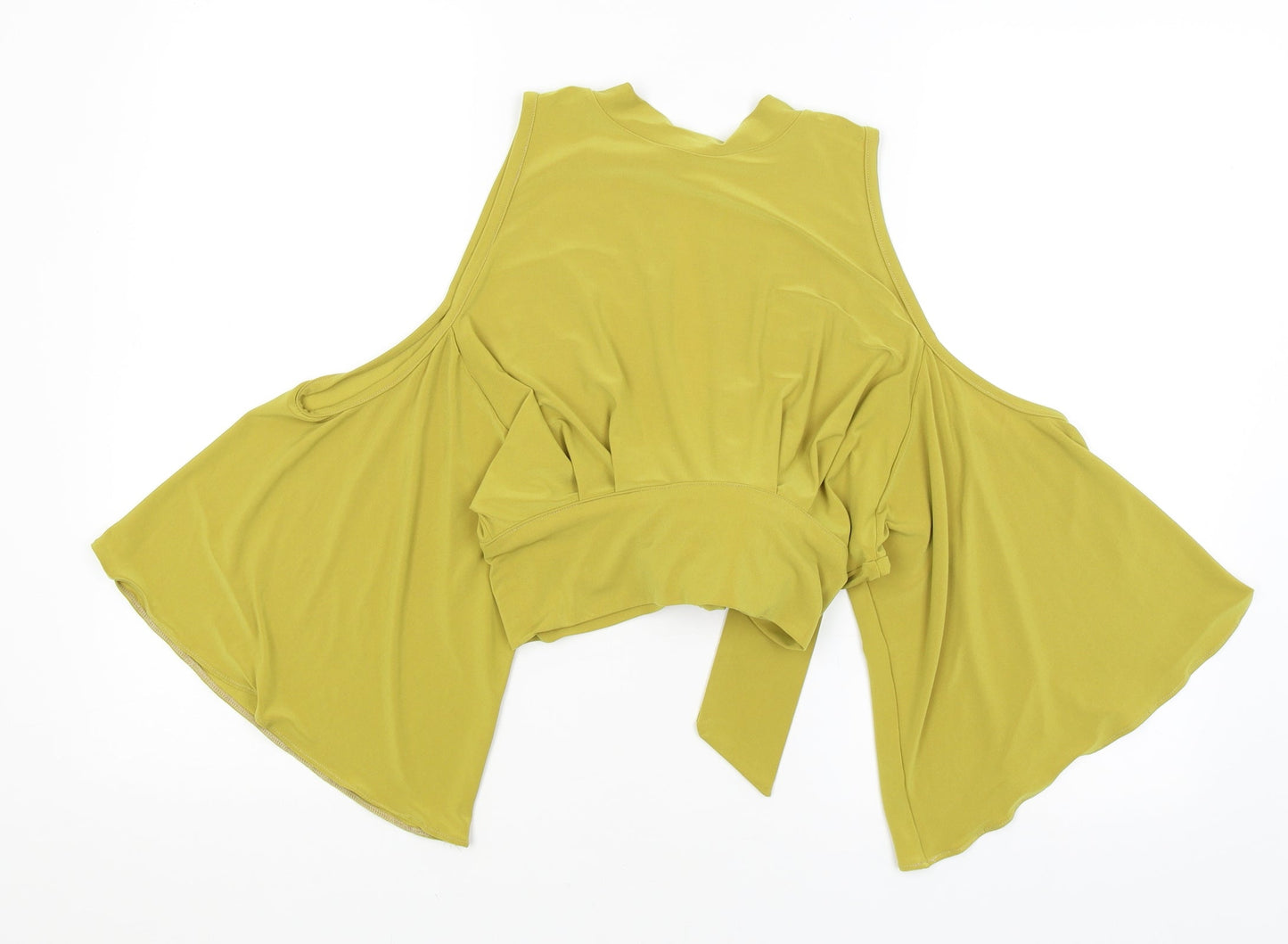 Endelle Womens Green   Cropped T-Shirt Size 8