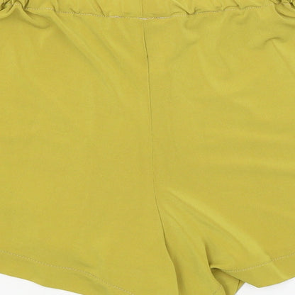 Endelle Womens Green   Hot Pants Shorts Size 6