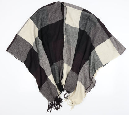 Preworn Womens Grey Check   Shawl/Wrap