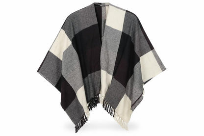 Preworn Womens Grey Check   Shawl/Wrap