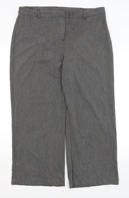 Womens UK Size 18 Agenda Regular Fit  Grey Trousers