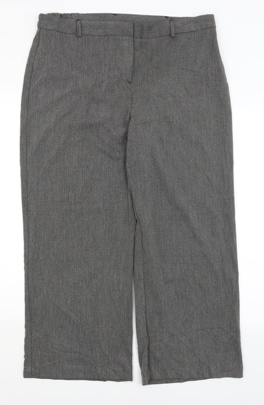 Womens UK Size 18 Agenda Regular Fit  Grey Trousers