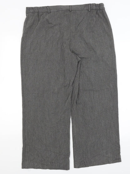 Womens UK Size 18 Agenda Regular Fit  Grey Trousers