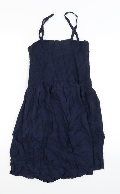 M&S Womens Blue   Fit & Flare  Size 10