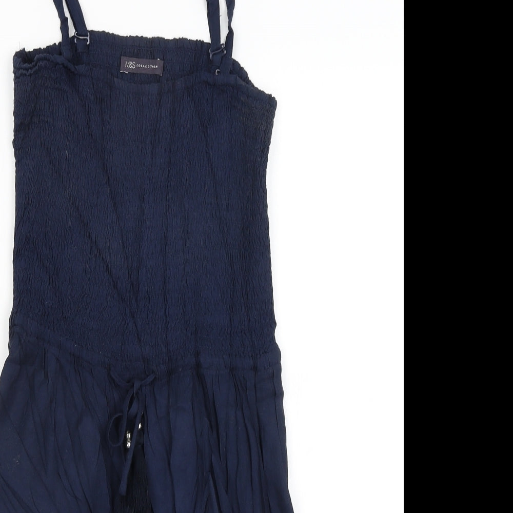 M&S Womens Blue   Fit & Flare  Size 10