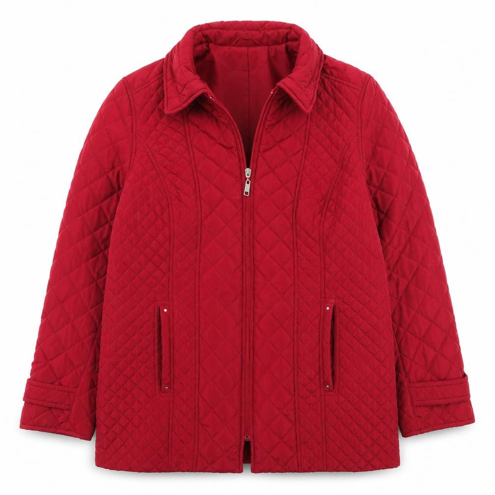 M&S Womens Purple   Quilted Coat Size 14