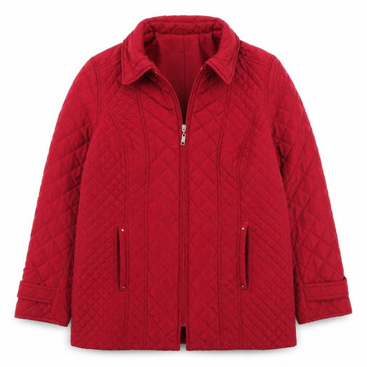 M&S Womens Purple   Quilted Coat Size 14