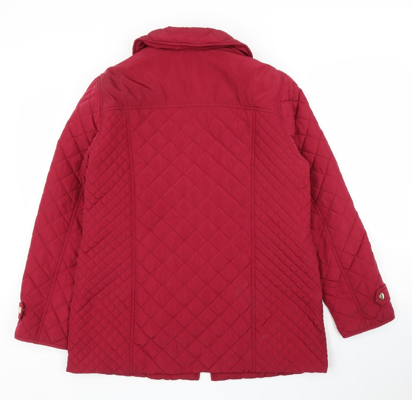 M&S Womens Purple   Quilted Coat Size 14