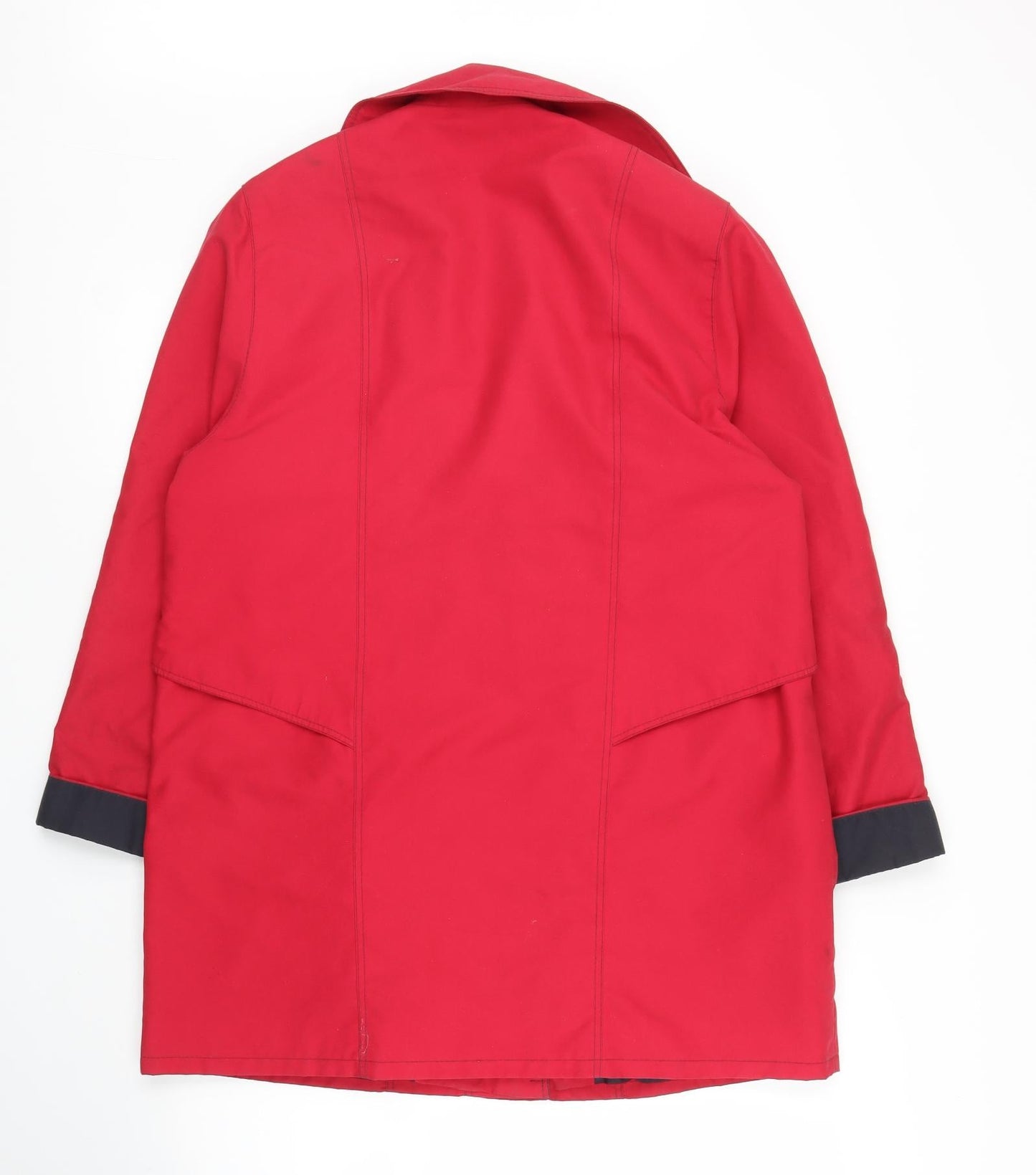 Nautic Seasport Womens Red   Overcoat Coat Size 10
