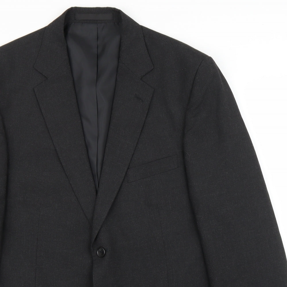 Mens UK Size 42 M&S Regular Grey Suit Jacket