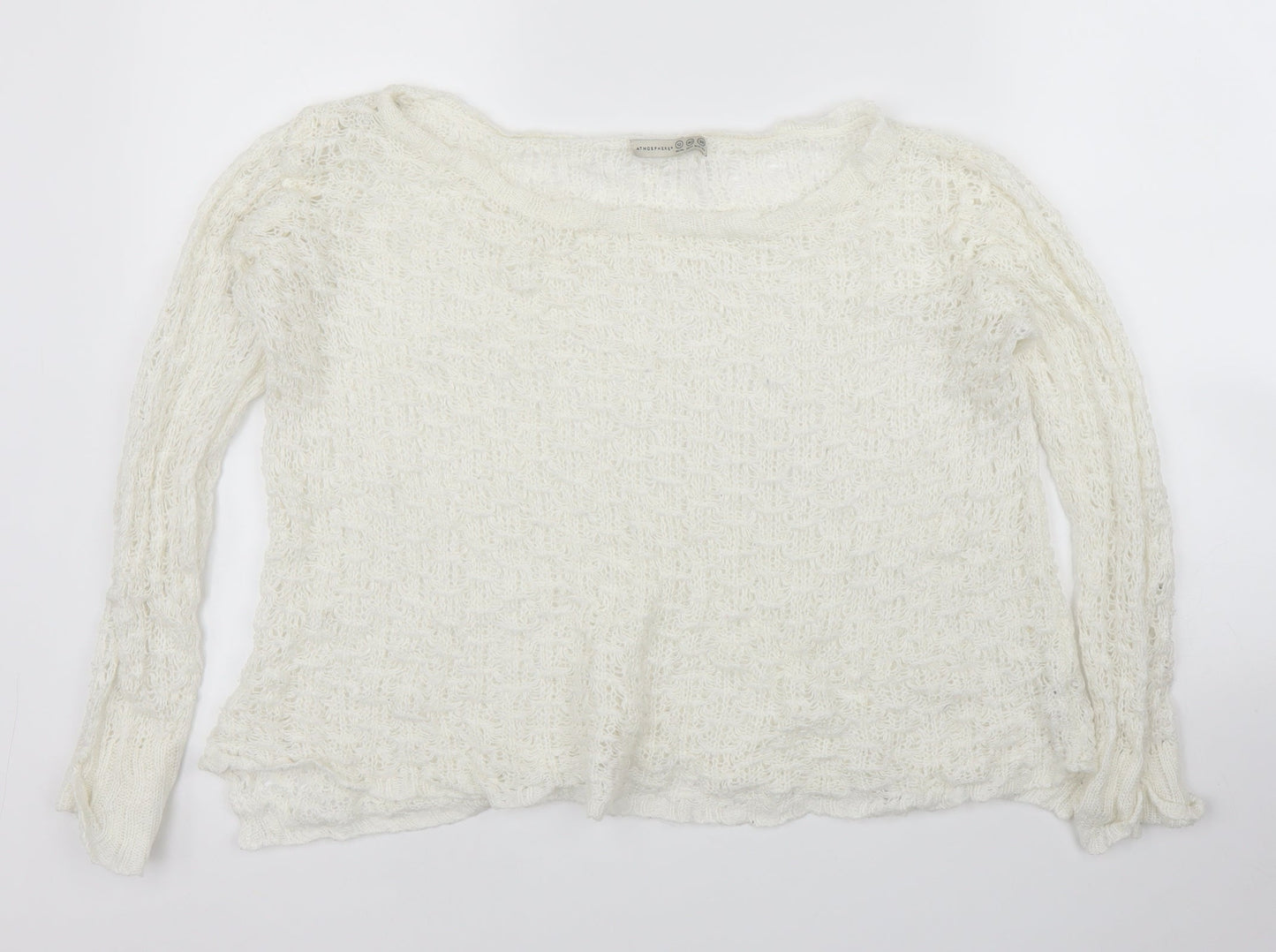Primark Womens White   Pullover Jumper Size 12