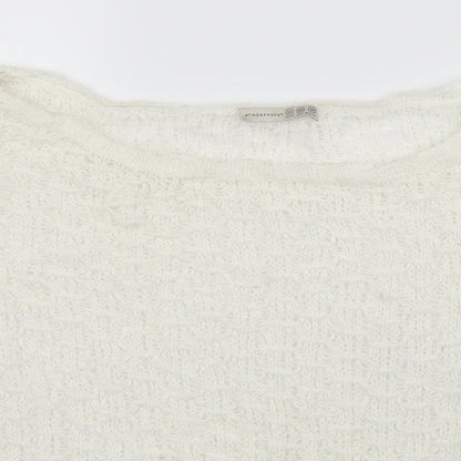 Primark Womens White   Pullover Jumper Size 12