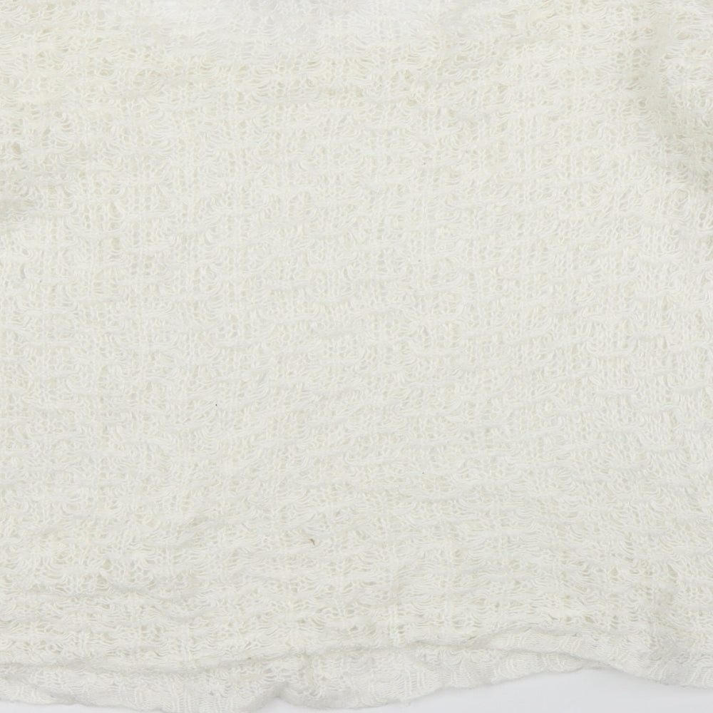 Primark Womens White   Pullover Jumper Size 12