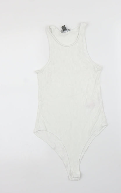 Primark Womens White   Leotard One-Piece Size XS