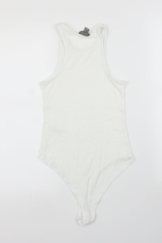 Primark Womens White   Leotard One-Piece Size XS