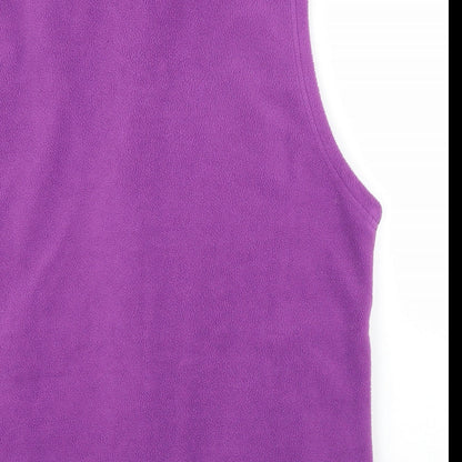 EWM Womens Purple  Fleece Full Zip Jumper Size M