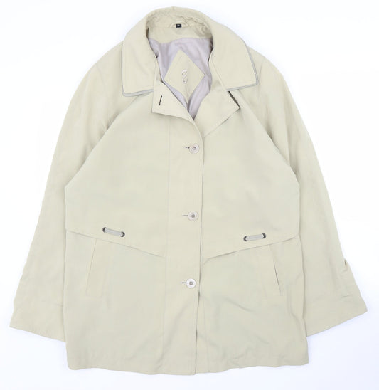 Womens UK Size 14 Preworn Beige Parka Coat