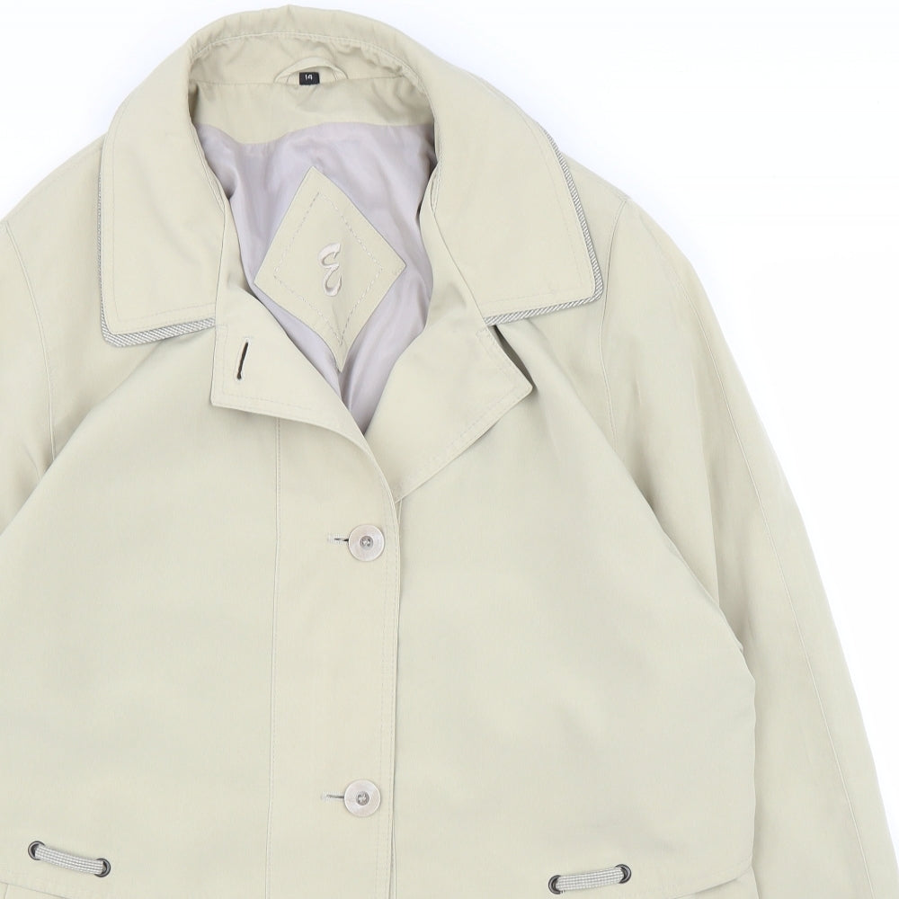 Womens UK Size 14 Preworn Beige Parka Coat