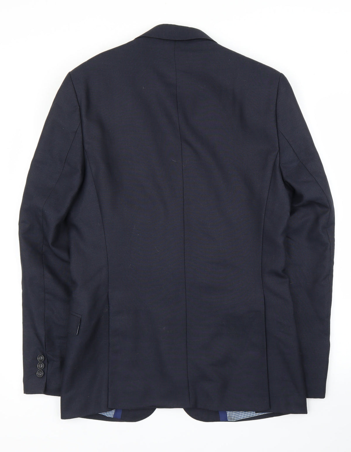 Mens UK Size 38 Zara Regular Blue Suit Jacket